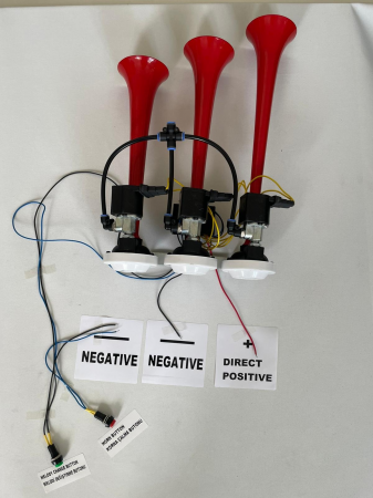 Claxon auto 3 tonuri 12V electric 125 dB [9]