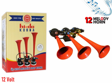 Noutati Flexzon - Claxon auto 3 tonuri 12V electric 125 dB