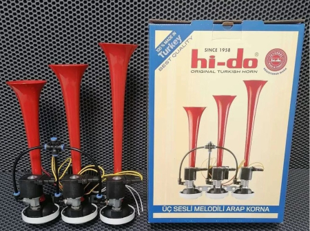 Claxon auto 3 tonuri 24V electric 125 dB [4]
