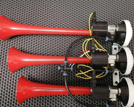 Claxon auto 3 tonuri 24V electric 125 dB [8]