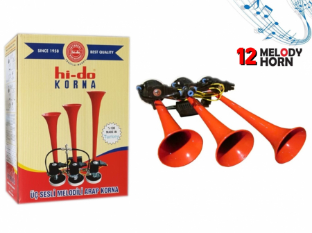 Noutati Flexzon - Claxon auto 3 tonuri 24V electric 125 dB