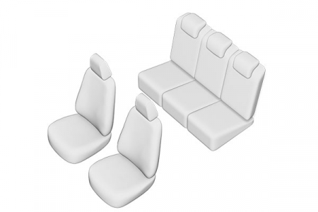 Set huse scaunde dedicate FORD C-MAX 2004-2010 (SCAUNE INDIVIDUALE SPATE) [2]