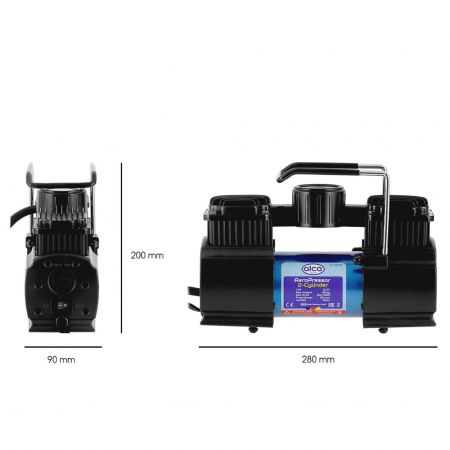COMPRESOR AER 2 CILINDRI 12V 50L [2]