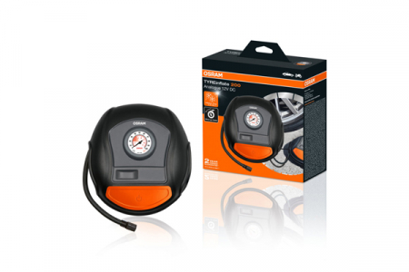 Compresor Auto 12V 120 W cu afisaj analogic Tyreinflate 200 Osram [4]