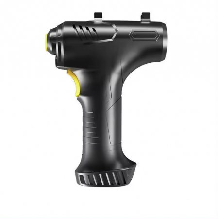 Compresor Auto Portabil, Display Digital, Fara Fir, 10 Bari, 150 Psi, Lampa De Lucru, Din PVC Negru [7]