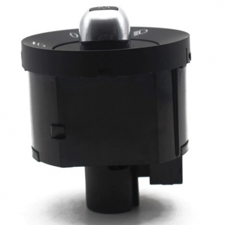 Comutator Bloc Lumini VW Golf 5 Passat B6 Caddy fara functie automata - Negru/Chrome [4]