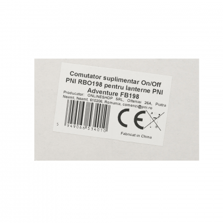 Comutator suplimentar On/Off PNI RBO198 pentru lanterne PNI Adventure IRBR198, PNI Adventure IRBW198, PNI Adventure F300 [4]