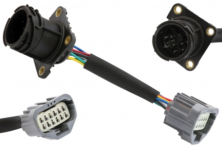 Accesorii Camioane - Conector lampa fisa baioneta 12 pini Tip Bayoneta Compatibil cu VOLVO FH (Dupa 2005)