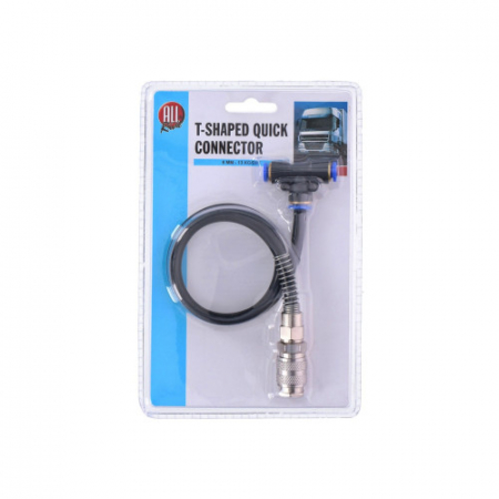 VULCANIZARE - Conector rapid in forma de T 6mm 13Kg/Cm2 50cm