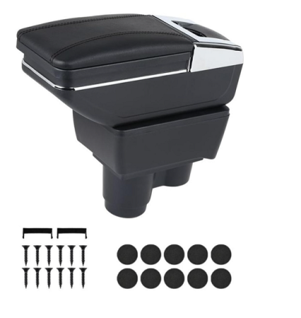 Cotiera auto piele ecologica  Dacia Duster 2 II (2017–2024)- Negru [1]