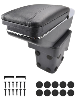 Ford - Cotiera pentru Ford Focus MK2 2005-2011 set montaj inclus, piele ecologica - Negru