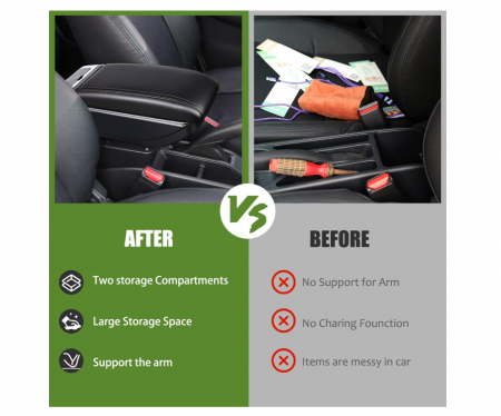 Cotiera  piele ecologicat dedicate Opel Astra J 2009-2018 MK4  + kit cu compartiment [8]