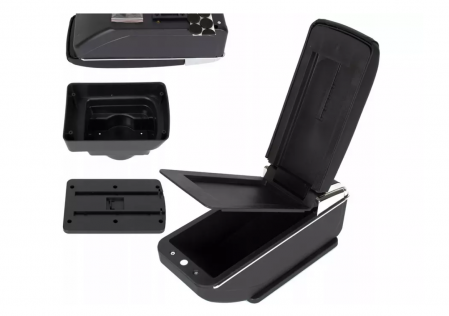 Cotiera  piele ecologicat dedicate Opel Astra J 2009-2018 MK4  + kit cu compartiment [10]