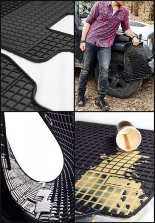Set Covorase  cauciuc dedicate Jeep Renegade 2014-2019 [8]