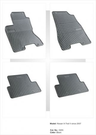 Nissan - Set Covorase cauciuc NISSAN X-TRAIL II 2008-2013