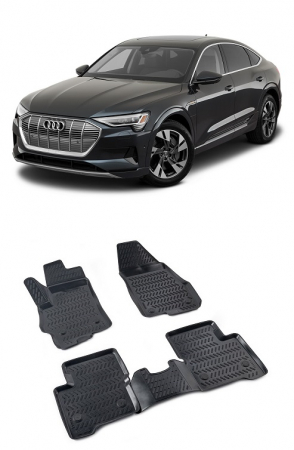 Audi - Covoare cauciuc stil tavita Audi Q4 E-TRON (2021-2022)