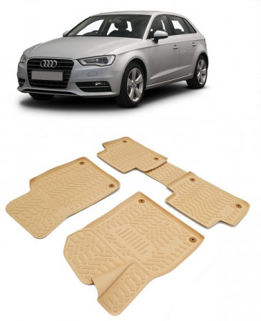 Audi - Covoare cauciuc stil tavita BEJ Audi A3 8V/8VA (2012-2020)