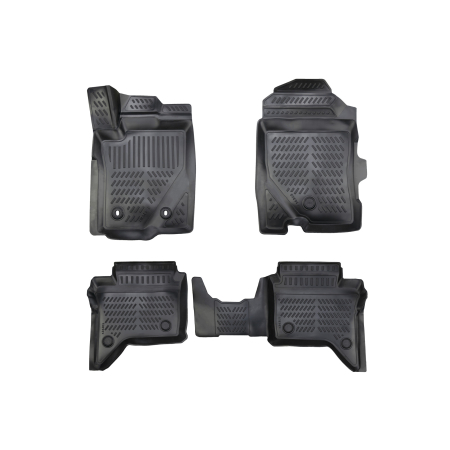 Covorase auto dedicate din cauciuc - Set Covorase cauciuc tavita compatibile Ford Ranger 2023-2025