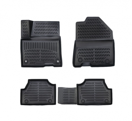 Covorase auto dedicate din cauciuc - Set Covorase cauciuc tavita compatibile Hyundai Kona Electric 2018-2024