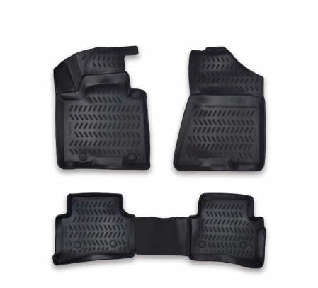 Accesorii pentru interior - Set Covorase cauciuc tavita compatibile Hyundai Tucson III 2015-2020