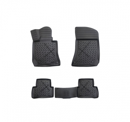 Covorase auto dedicate din cauciuc - Set Covorase cauciuc tavita compatibile Mercedes Clasa E W212 (2009-2016)