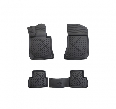 Covorase auto dedicate din cauciuc - Set Covorase cauciuc tavita compatibile Mercedes CLS (2010-2018)