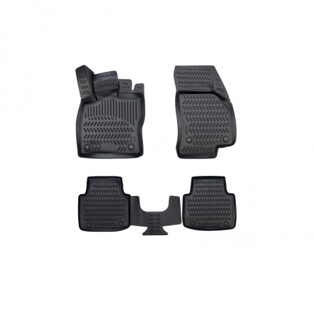 Accesorii pentru interior - Set Covorase cauciuc tavita compatibile Skoda Superb III 2015-2022