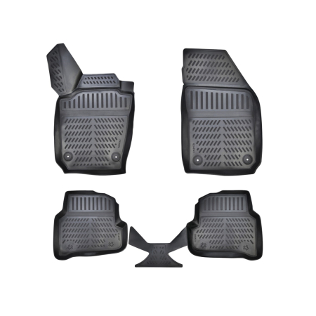 Covorase auto dedicate din cauciuc - Covoare cauciuc tavita compatibile VW Polo V 2009-2017