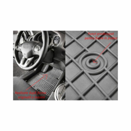 Set Covorase interior cauciuc El Toro compatibile Volkswagen Golf VIII hatchback 2020–2025 [1]