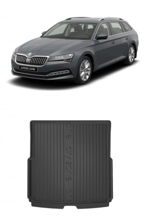 Skoda - Covoras  cauciuc protectie portbagaj  Skoda  Superb III (2015-2023)combi/break