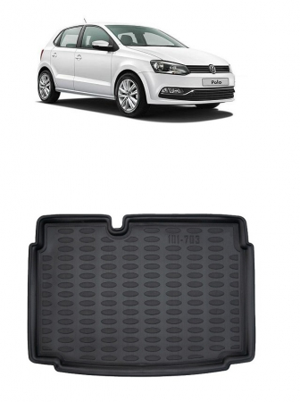 Covoras portbagaj tavita premium Volkswagen Polo MK5 (2009-2017) portbagaj cu baza joasa [0]
