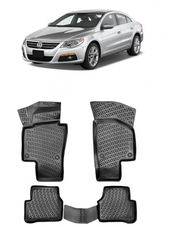 Volkswagen - Covorase  cauciuc dedicate VOLKSWAGEN PASSAT CC (2005-2011)
