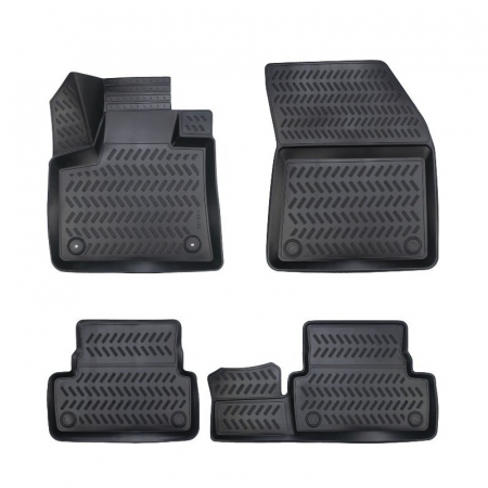 Covorase auto dedicate din cauciuc - Covorase cauciuc stil tavita Citroen DS7 CROSSBACK (2018-2022)