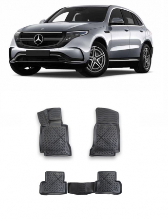 Mercedes - Covorase cauciuc stil tavita Mercedes EQC (2019-2022)