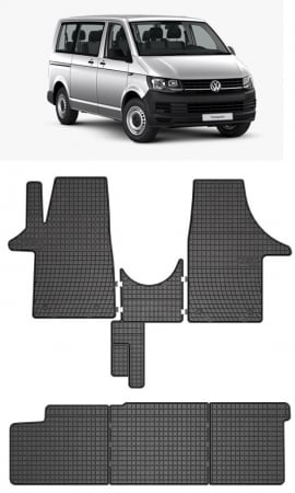 Accesorii pentru interior - Set Covorase cauciuc tip tavita  VW T5/T6 Caravelle 2003-2021
