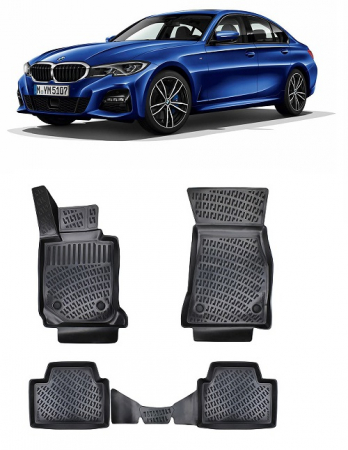 Covorase auto dedicate din cauciuc - Covorase din cauciuc pentru BMW 3 (G20) (2018-2022)