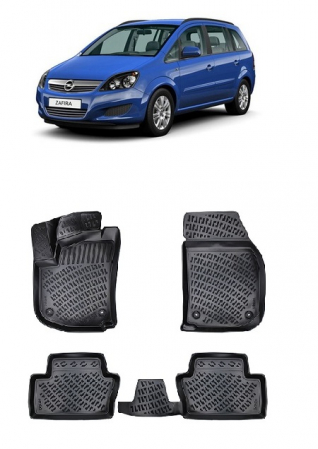 Opel - Covorase din cauciuc pentru Opel Zafira B (2005-2014 )