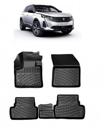 Accesorii pentru interior - Covorase din cauciuc pentru Peugeot 3008 (2016-2023 )