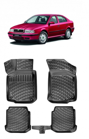Skoda - Covorase din cauciuc pentru Skoda Octavia I (A4) (1997-2000); Skoda Octavia Tour (A4) (2000-2010)