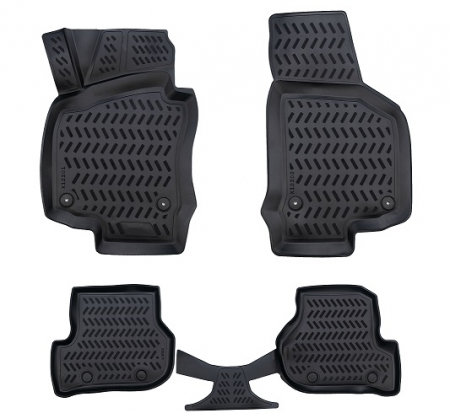 Covorase din cauciuc Tavita Volkswagen Golf V (2003-2009) [1]