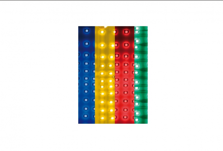 Cruce luminoasă cu 62 LED-uri RGB 12V - 24V (dimensiuni 245 x 200 mm) [3]