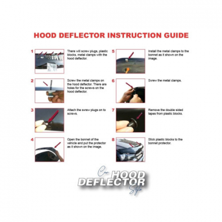 Deflector capota compatibil Toyota Hilux IV 2020-2024 [1]