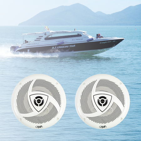 Difuzoare coaxiale pentru barci PNI BTA500 100W, 12.7 cm, set 2 buc [11]