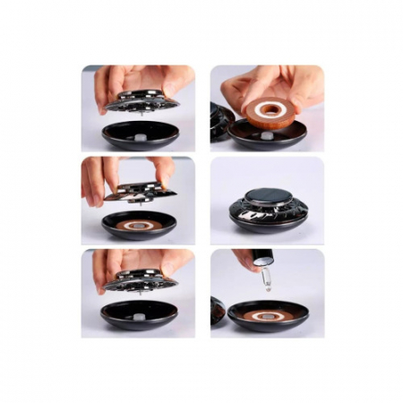 Odorizant auto Difuzor uleiuri esentiale 10ml cu incarcare solara [2]