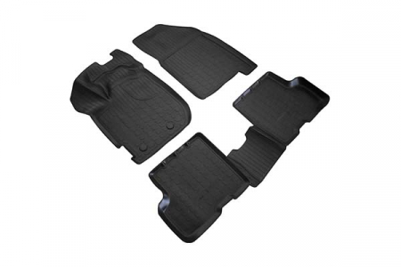 Set Covorase cauciuc stil tavita DACIA Duster (2018-2020) CU SPATIU DEPOZITARE SUB SCAUN FATA PASAGER [1]