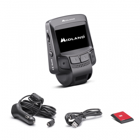 DVR auto Midland Street Guardian Flat Full HD cu display 2.4 inch, unghi filmare 130 grade [0]