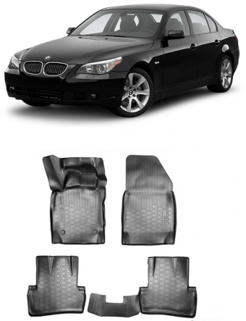 BMW - Covoare cauciuc stil tavita BMW Seria 5 E60/E61 2003-2010