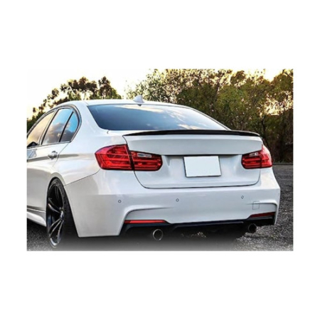 Accesorii pentru exterior - Eleron portbagaj auto BMW Seria 3 F30 F80 2012-2018 negru piano black