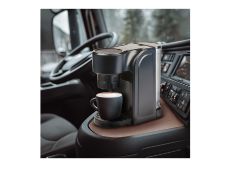 Espressor portabil pentru camion, compatibil cu capsule – 24V 300W [3]