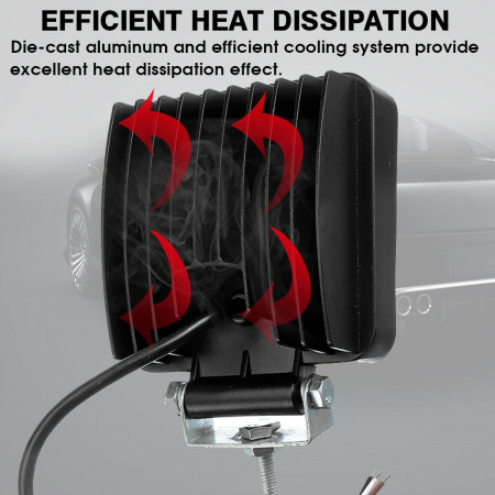 Proiector  LED de 162 W, ​​alb, galben, lampă de ceață 12 V 24 V [3]